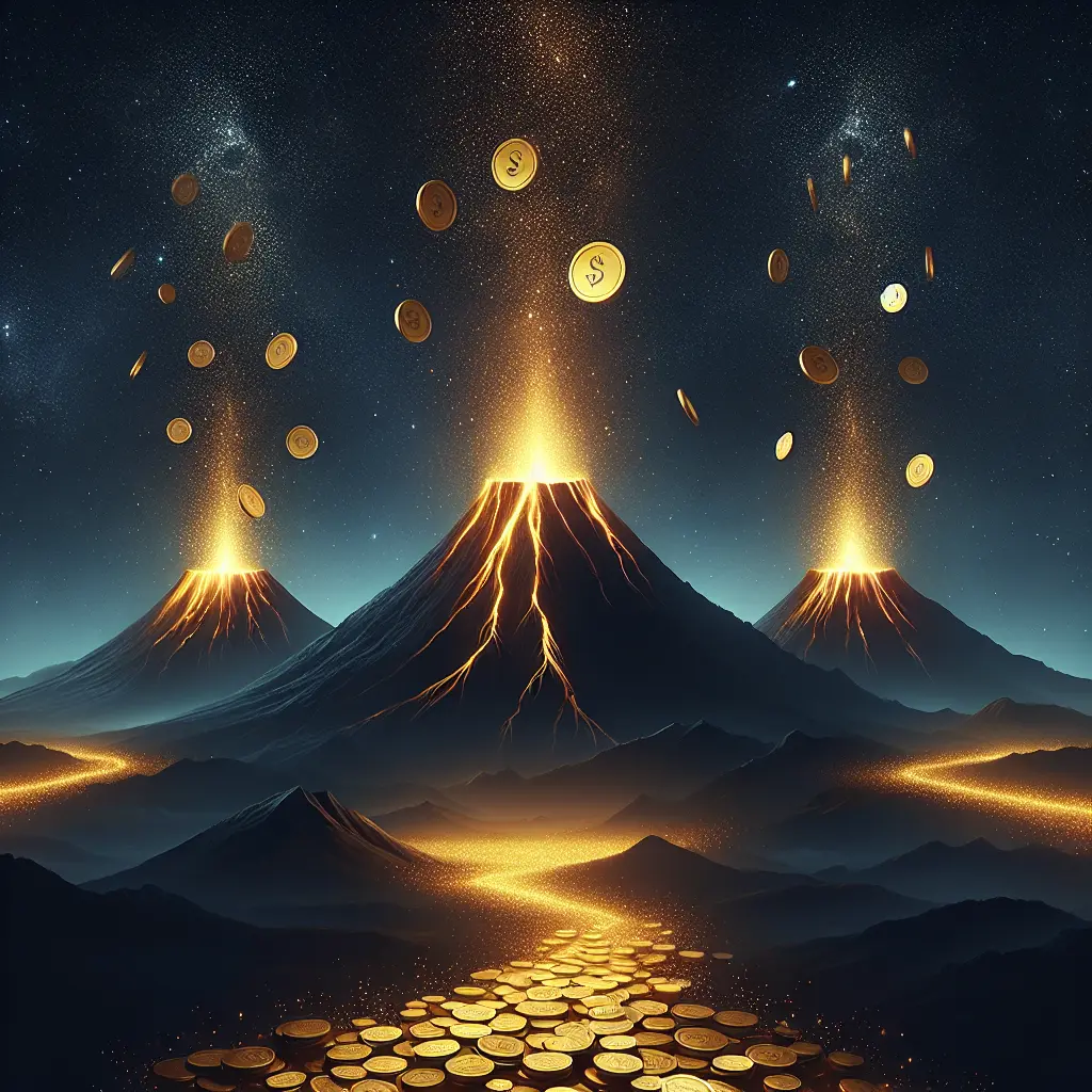 3 Coin Volcanoes slot game